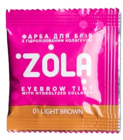 Augenbrauenfarbe ZOLA 01 Light Brown + Oxidant