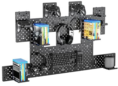 Modulares Aufbewahrungssystem für Controller, Konsole, Spiele und Headset