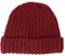 FosterNatur, Merino Damen/Herren Mütze Dickripp, 100% Wolle (Russet red)