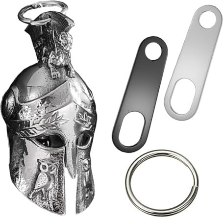 Gremlin-Glocke für Motorräder mit Schlüsselanhänger, Glücksglocke „Drive Safe“, Motorrad-Zubehör, Glücksbringer-Geschenk für Freundeskreis und Familie, für Fahrende, Mitfahrende und Haustiere