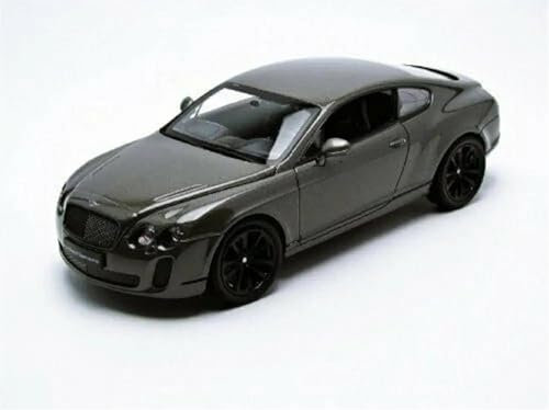 Druckgussfahrzeuge Motorfahrzeuge 1:24 for Bentley Continental Druckguss-Legierung Automodell Friction Power Metal Modellauto-Sammlungsanzeige Fertiges Modellauto(Size:Black)