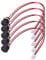 xiwai Lot de 5 prises femelles de type C vers 2 broches DC 5 V - Pas = 2 mm - Montage sur panneau - Prise USB C étanche - 17,5 cm