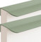 JIALUO0318 Versteckter Griffe Aluminiumlegierung Türgriff Möbelgriffe Unsichtbare Knöpfe Schrankgriffe Schubladengriff Küchengriffe 2 Stück (Grün,Length 800mm)