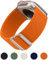Higgs Cinturino Nylon Compatibile con Apple Watch 44mm 46mm 45mm 42mm Ultra/Ultra 2 49mm Uomo, Regolabile Elastico Sport per iWatch Series 10 9 SE/2 8 7 6 5 4 3 2 1