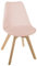 Toilinux.com Lot de 4 Chaises Design scandinave Baya - Rose poudré