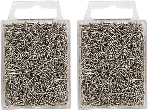 KnorrPrandell 8045100 Stecknadeln, 10 mm, Silber (Packung mit 2)