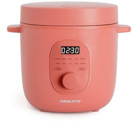 CREATE/RICE COOKER/Cuiseur à riz électrique multifonction 1,2L brique/Programmable jusqu'à 24 heures, parfait pour vos préparations de riz et de plats variés, 300W