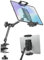 WISHCODE Supporto per tablet da scrivania, per live streaming, [braccio in metallo rotante a 360°] robusto supporto per telefono in alluminio, adatto per iPad da 5,5 a 15,6 pollici, per iPad Pro 13