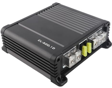 Channel Car Monoblock -Verstärker 500W RMS 2ω 300W 4ω Hohe Leistung für Knackige Klang und Verbessertes Fahrerlebnis