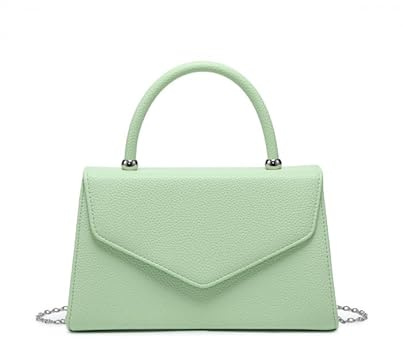 JFY Top Handle Pu Clutch Bag