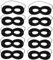 FRCOLOR 10pcs Superhero Eye Masks Felt Masks for Parties Versatile Roleplay Accessories for Costume Events and Superhero Celebrations