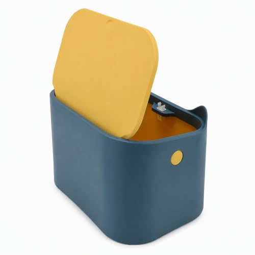 Fabater Poubelle à Litière Compacte pour Chat avec Couvercle à Pression et Intégration Moderne dans la Maison - Solution Peu Encombrante
