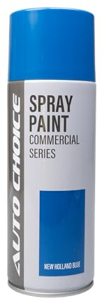 Auto Choice New Holland Blue Spray Paint 400ml – Multi Surface Aerosol Paint for Metal, Plastic, Wood & Automotive Use, Fast Drying, Durable Finish, Fade & Weather Resistant