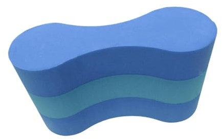 mophrati Schwimmtraining für Kinder mit Schaumstoff Zugboje, Beinschwimmer, Wasserübungen zur Verbesserung der Schwimmfähigkeiten junger Schwimmer, Schwimmbrett aus Eva, Blau, 22 x 12 x 8 cm