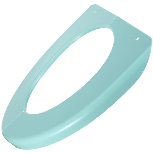 GANAZONO Folding Toilet Seat Pad Nonslip Surface and Waterproof Plastic Material, Portable and Foldable Toilet Seat Cover for Adults, for Trips and Public Restrooms