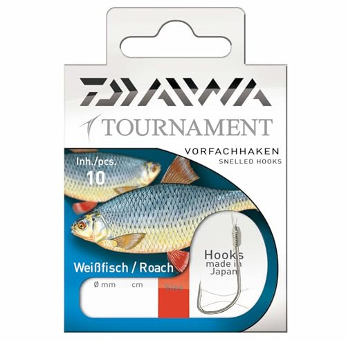 Daiwa Tournament Rotaugenhaken Gr. 12 60cm - Gr.12-0,14mm - 10Stück |