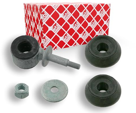 febi bilstein 23032 Verbindungsstange mit Gummilagern, 1 Stück | Kompatibel mit: SEAT AROSA, VW AMAROK Pritsche/Fahrgestell, LUPO I, POLO, POLO III, POLO Van Kasten/Schrägheck