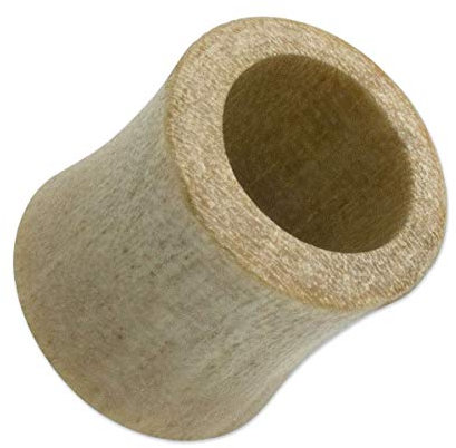 Soul-Cats 3-25 mm Flesh Tunnel Plug Holz Double Flared Tube Krokodilholz, Größe: 4 mm