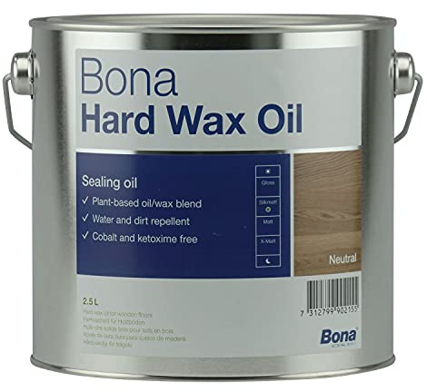 Bona Hardwax Oil 2.5Ltr Matt Product Code;AF3600025
