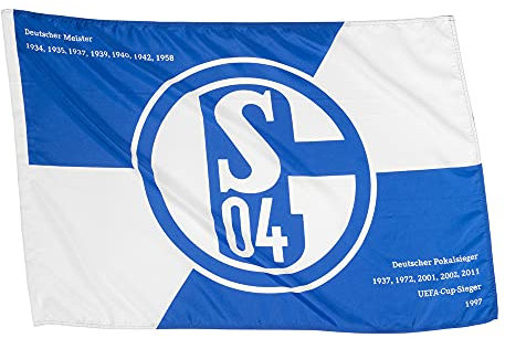 FC Schalke 04 Schwenkfahne Die Erfolge 100 x 150 cm