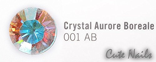 Zahnschmuck - 10 Straßsteine Kristalle - S warovski Elements Crystal irisierend SS4 foiled ca. 1,6 mm AURORE BOREALE AB – CUTE NAILS