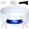1STec 50m of Genuine BT CW1308 4 Core 2 Twisted Pair Telephone or FTTC Broadband Extension Wire + 2 Grommets + IDC Insertion Tool + 3.5mm Clips + Printed Colour Code Instructions (50 Metre, White)