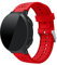 TopTen Uhrenarmband Kompatibel mit Garmin Forerunner 220/230/235/620/630 GPS-Laufuhr, Silikon-Sportarmband Armband Ersatzzubehör Verstellbares Armband (rot)