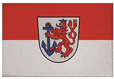 U24 Aufnäher Düsseldorf Fahne Flagge Aufbügler Patch 9 x 6 cm