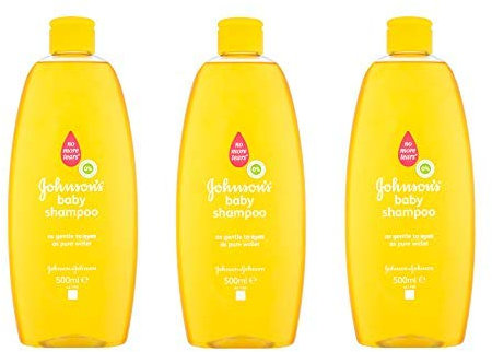 Johnson 's Baby Gold Shampoo 500ml No More Tears 3er Pack