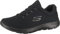 Skechers Summits Lite, Zapatillas Mujer, Black Mesh Black Trim, 36 EU