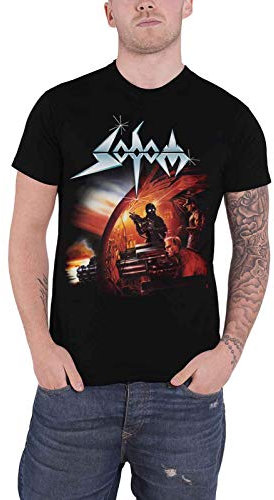 Sodom T Shirt Agent Orange Album Cover Band Logo Nue offiziell Herren Schwarz M