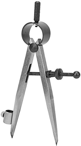 Einstellbarer rotierender Zirkel Werkzeug, Präzisionszeichengerät mit justierbarer Spitze für Handwerk (100mm) – Flügelteiler Linienposition Schreiber zum präzisen Zeichnen und Markieren