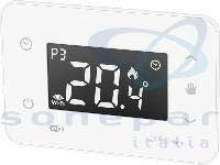 CRONOTERMOSTATO DIGITALE WIFI DA PARETE 230V NEXU BIANCO OB326200 ORBIS