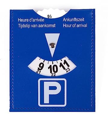 Benson Parkscheibe Parkuhr Auto PKW KFZ Englisch Deutsch Französisch Niederländisch