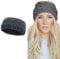 Winter Knitted Headband for Women – Soft Warm Crochet Braided Ear Warmer, Cozy & Stylish for Cold Weather, Perfect for Ponytails – Multiple Colors