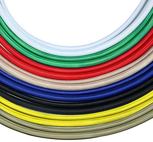 Elastic Bungee Rope Shock Cord,6mm & 10mm Thick Diameter,9 Colours. Tie Down Strong Heavy Duty Tarpaulin Securing,Outdoor,Marine,Banners,Neotrims UK. Flo Yellow, 10mm 5mts