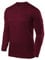 TCA Element Sport Langarmshirt Herren - Funktionsshirt mit Rundhalsausschnitt - Laufshirt Running Shirt atmungsaktiv - Langarm Sportshirt - Sport Oberteil - Cabernet, XXL