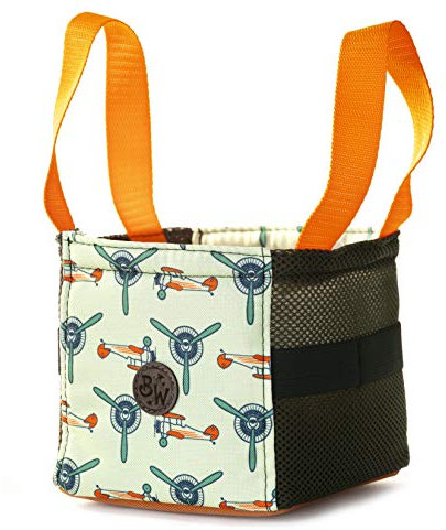 BAMBINIWELT Musikbox-Tasche, Transporttasche für Hörwürfel z.B. Toniebox und Tigerbox Touch, Halterung für Tonies,KLEIN (Modell 26)