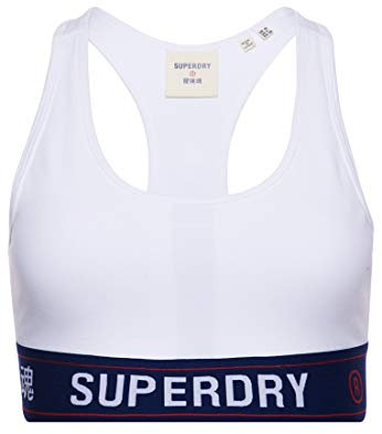 Superdry Damen Sportstyle Essential Kurztop Optik 38