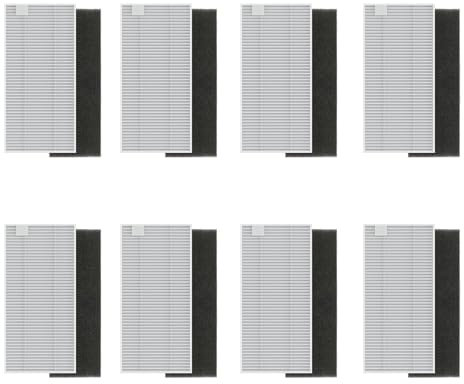 C-U 8 tlg Hepa Filter Zubehör Set für Lefant M1 Roboter Staubsauger Bodenwischer