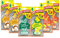 Arbre Magique Mono, parfum de voiture, variety Pack 2, noix de coco X2 + pomme verte + citron + fruits cocktail X2, durée jusqu'à 7 semaines, fabriqué en Italie, lot de 6 pièces