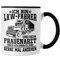 Trendation - LKW Fahrer Tasse Geschenk Lustiger Spruch Geschenkidee für Männer LKW Fahren (Schwarz)