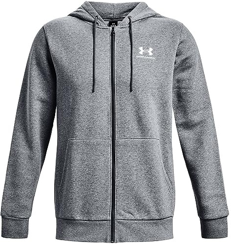 Under Armour Men's Ua Essential Fleece Full-Zip Hoodie Fleece Tops (Pack of 1)