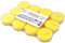 Pritogo Maxi candele profumate (12 pezzi, giallo – citronella), custodia in plastica, durata 4 ore, XXL, Ø 5,8 x 2,3 cm