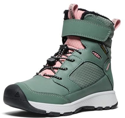 KEEN Skua Winter Wasserdicht Schneestiefel, Dark Forest/Rose Elegance, 36 EU