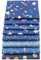 Bastelset Baumwollstoff, Patchwork Stoffe Paket (50x40cm) 7 PCS Stoffpaket Baumwolle Stoff Zum Nähen DIY Stoffstücke set für kinder mädchen Junge（Type G)