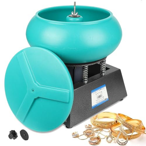 17 Pouces Grands Outils De Polissage De Fabrication De Bijoux Machine De Polissage Vibrante Vibrateur Gobelet Polisseur Bijoux Meulage Outils D'orfèvre,Pour Polissage De Surface