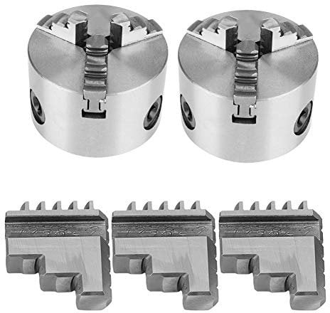 3-teiliges Paar K11-80 Innen Kiefer Chuck Selbst Zentrierende Metall-Drehmaschine Chuck,Mini-Metall-Drehbank-Kiefer Metall Verarbeitung Werkzeug für Schleif Maschinen Fr?smaschinen