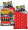 MTOnlinehandel Kinderbettwäsche 100x135 aus 100% Baumwolle - Bettwäsche für Kinder, Peppa Wutz, Feuerwehrmann Sam & Blaze Auto, Fanartikel für Mädchen und Jungen (Fireman)
