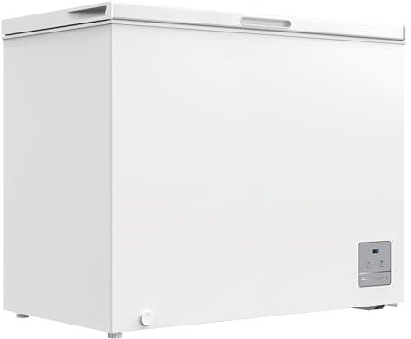 aro Congélateur coffre/Congélateur bahut CF2540E, 104 x 55.6 x 83.5 cm, 254 L, dégivrage manuel, avec panier, thermostat réglable pour régler la température de 5°C à -24°C, blanc
